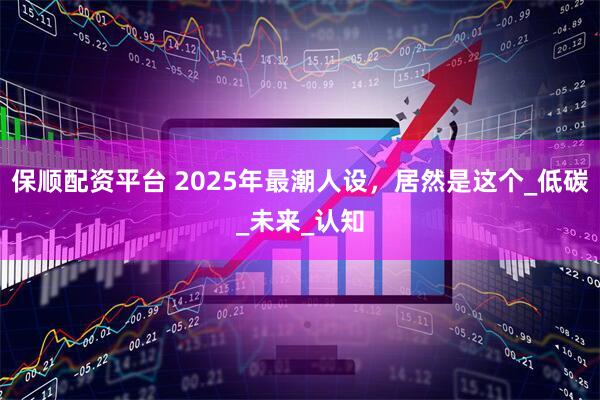 保顺配资平台 2025年最潮人设，居然是这个_低碳_未来_认知