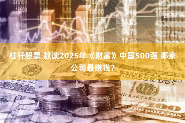 杠杆股票 数读2025年《财富》中国500强 哪家公司最赚钱？